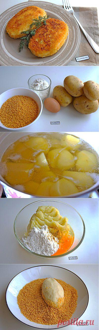 Котлеты из картофельного  - рецепт с фото