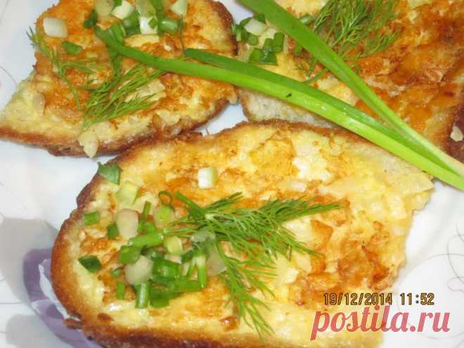 Сырные гренки