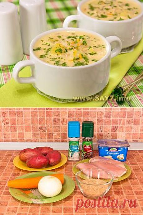 Сырный суп.Вкуснейший супчик из доступных продуктов. :))