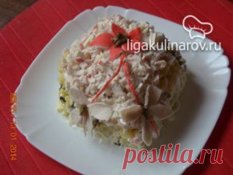 Салат &quot;Прима&quot;, рецепт пошаговый от Лиги Кулинаров. Рецепт салата &quot;Прима&quot;, рецепты Лиги Кулинаров.