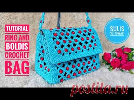 Crochet || Tutorial Tas Rajut Ring || Ring Crochet Bag || subtitles available