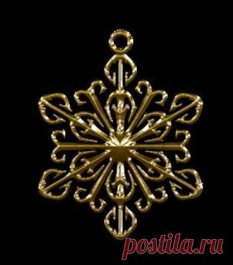 Зимние снежинки на прозрачном фоне.