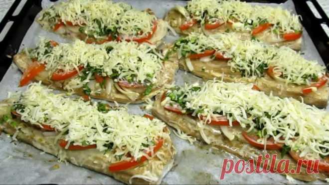 Самая вкусная скумбрия в духовке под аппетитной "шубкой"