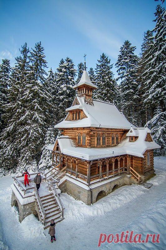 Historic Chapel of the Sacred Heart of Jesus in Jaszczurówka, Poland by Adam Birch