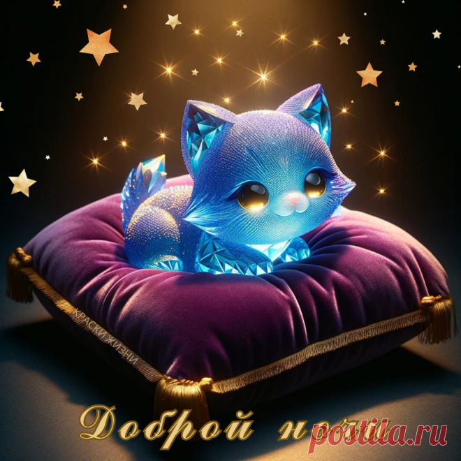 Доброй ночи! Снов приятных,
Красивых, легких, сладких, мятных,
Ванильных, нежных, золотистых,
Небесных, солнечных, лучистых!