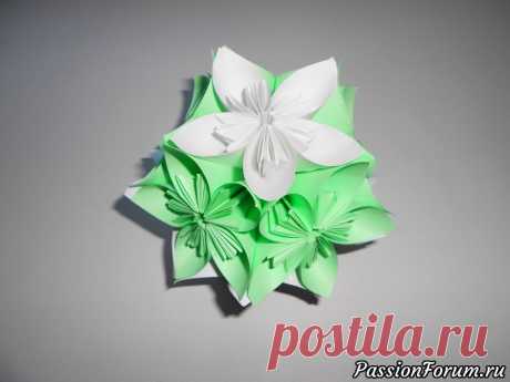 Кусудама Шар из бумаги