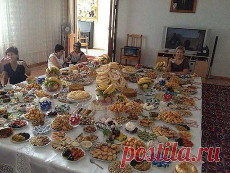Вот это в Таджикистане называется просто чайку попить!!! Жми класс пусть весь мир увидит