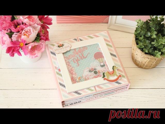 серия МК по большому альбому в кожзаме  с двумя корешками  на магнитах  и с шуршащим шейкером на обложке 
#видео@scrapidea
#мастер_класс@scrapidea