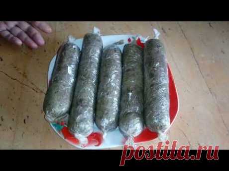 Домашняя колбаса из печени