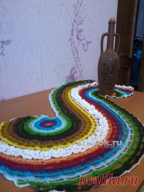 Салфетка крючком. Работа Ольги Царевой - вязание крючком на kru4ok.ru