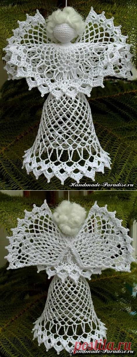 Схемы ажурных ангелов крючком - Handmade-Paradise