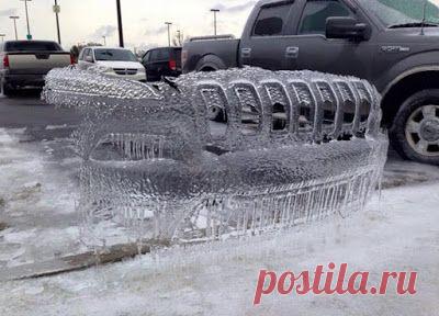 Ледяной призрак джипа