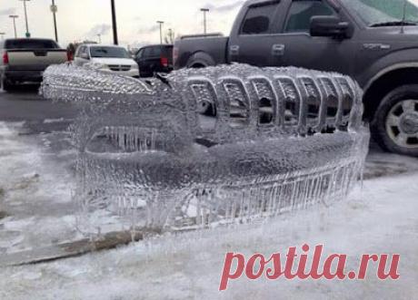 Ледяной призрак джипа