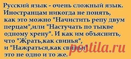 Ещё раз о тонкостях русского языка…