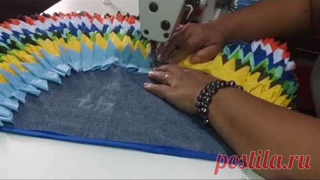🙋🏻‍♀️ ENSINANDO TAPETE DE BIQUINHOS DIFERENTES ✂️🙋🏻‍♀️ passo a passo