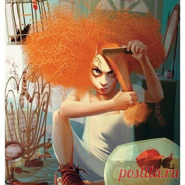 А кто у нас еще ходит с непослушными локонами?