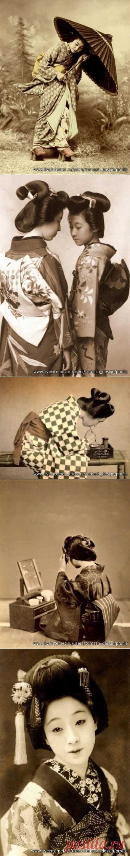 Ретро фотографии гейш.