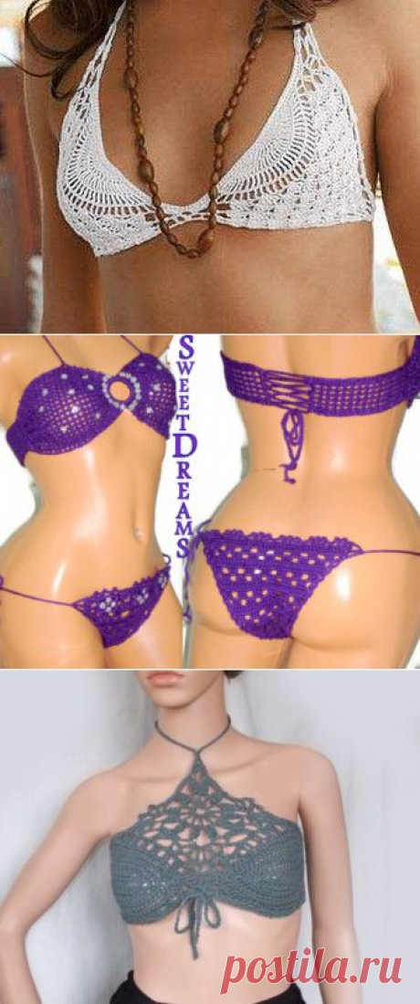 Popular items for lace crochet bikini on Etsy МАГАЗИН