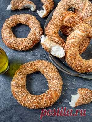 Рецепт симита - турецких бубликов с фото пошагово на Вкусном Блоге