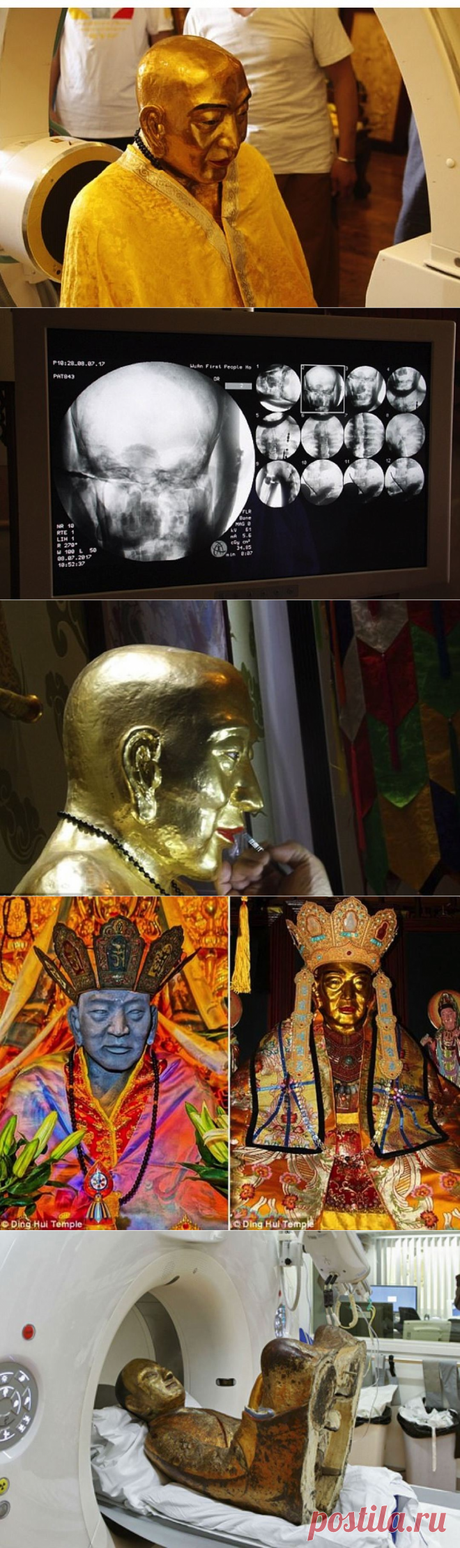 Здоровый мозг обнаружен в голове 1000-летней мумии буддийского монаха