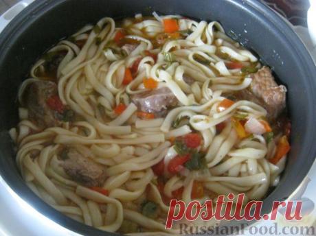 Рецепт: Лагман в мультиварке на RussianFood.com