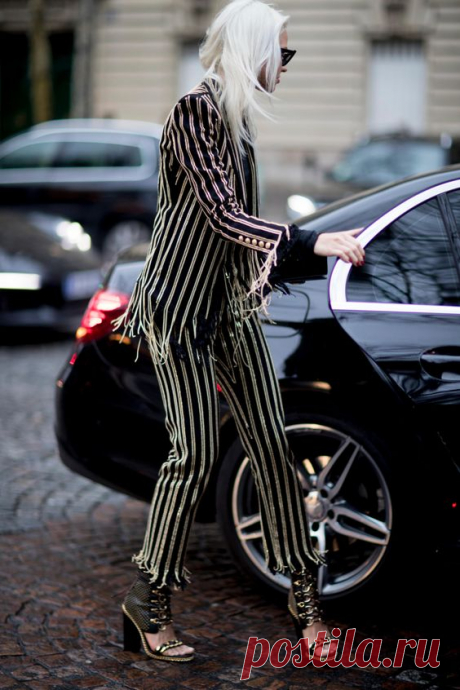The Street Style Crowd Went Full Monochrome at New York Fashion Week: Men's