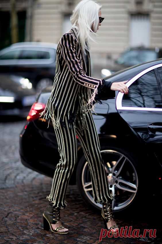The Street Style Crowd Went Full Monochrome at New York Fashion Week: Men's