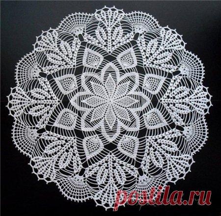 Салфетки крючком » Сайт 