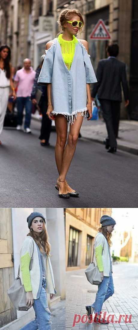 2 неоновые детали / Street Style / Модный сайт о стильной переделке одежды и интерьера