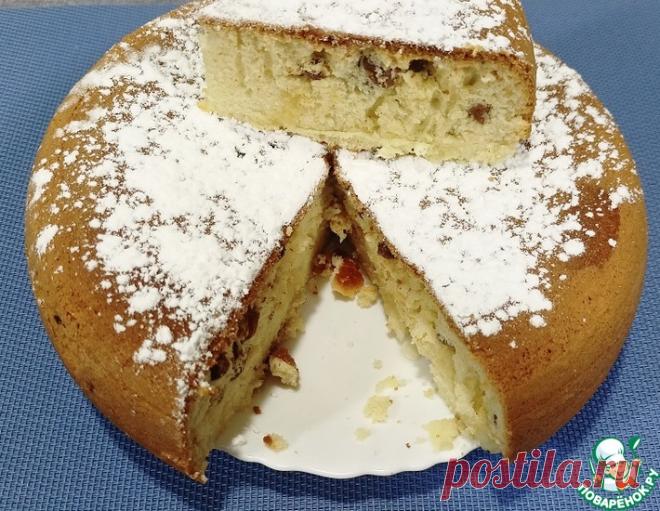 Кекс на молоке с изюмом – кулинарный рецепт