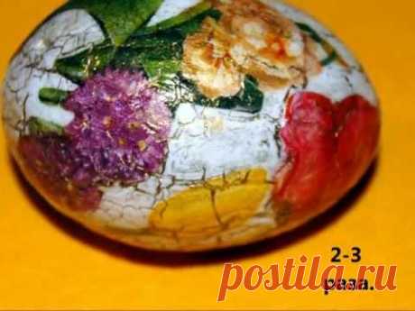Как украсить пасхальные яйца Декупаж Decoupage Easter DIY