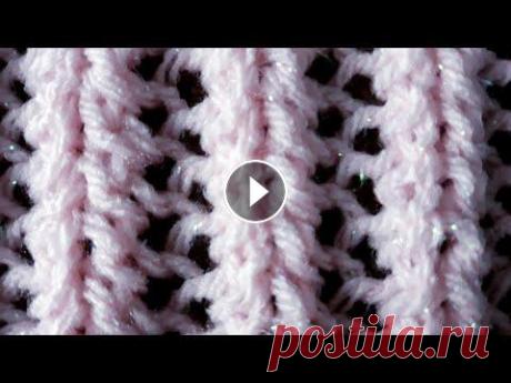 &quot;Ажурные дорожки &quot;. Объёмный узор спицами для джемпера, топа, маечки . Ажурные дорожки . Обьемный узор спицами для джемпера , топа, маечки. Другие узоры спицами по ссылке #вязаниеспицами #узорыспицами #азбукавязанияотольг...