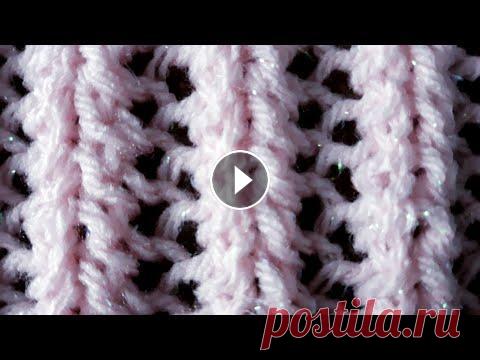 "Ажурные дорожки ". Объёмный узор спицами для джемпера, топа, маечки . Ажурные дорожки . Обьемный узор спицами для джемпера , топа, маечки. Другие узоры спицами по ссылке #вязаниеспицами #узорыспицами #азбукавязанияотольг...