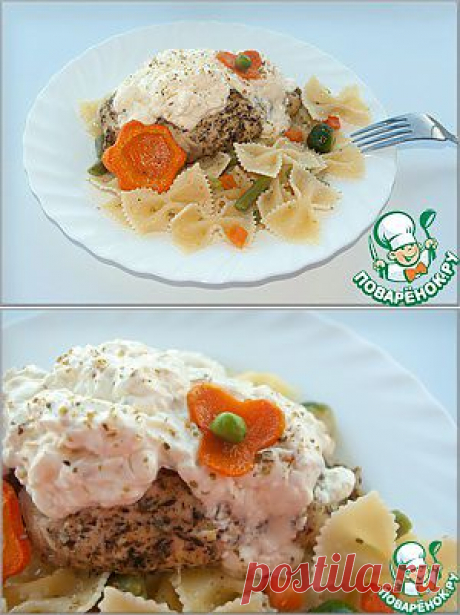 Куриные грудки по-итальянски под сливочным соусом - кулинарный рецепт