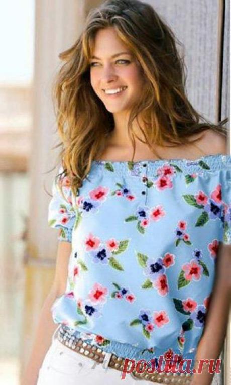 Блузка на лето &amp;raquo; Сайт &quot;Ручками&quot; - делаем вещи своими руками