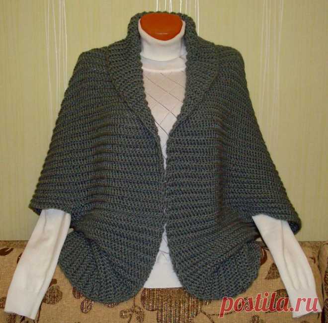 Жакет крючком за 3 дня (Вязание спицами) — Журнал Вдохновение Рукодельницы
