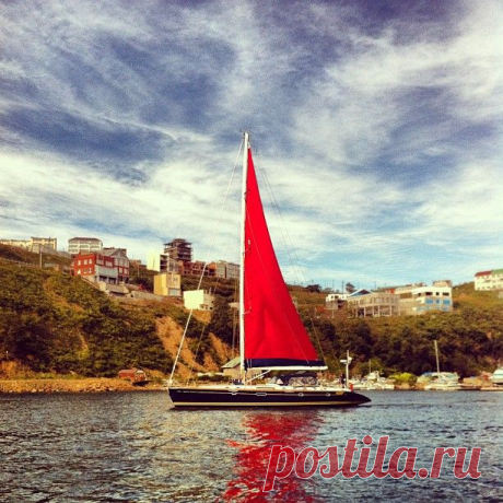 Алые паруса #sea #sky #Vladivostok