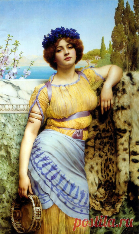 Гречанка...Британский художник John William Godward (1861 - 1922)