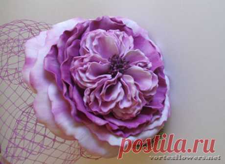 Роза Остина &quot;Диана&quot; из фоамирана | Vortex Flowers