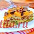 Многослойный заливной пирог Кулинарный рецепт