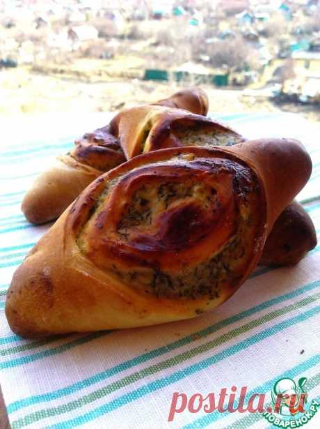 Булочки-лодочки с омлетом - кулинарный рецепт