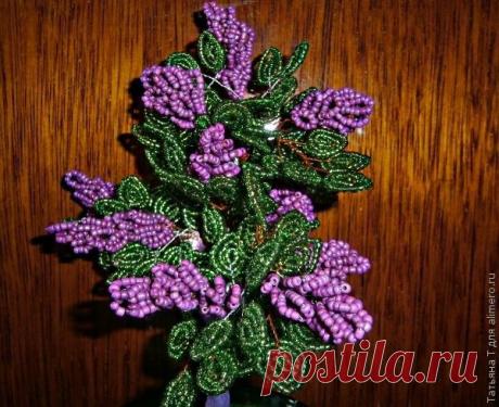 Бисерное деревце &quot;Сирень&quot;