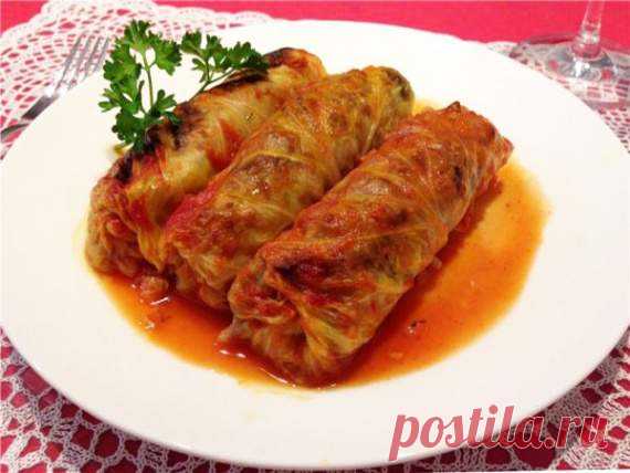 Голубцы с грибами и гречкой -