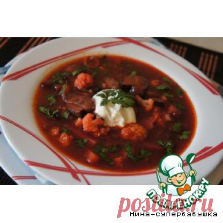 Грибной суп с черносливом – кулинарный рецепт
