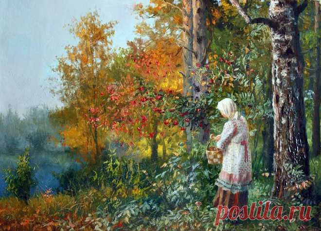 луг.околица.домишко. худ.Василий Жданов.