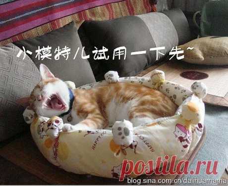 Корзинка для кошек. МК.