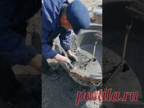 How to make a large basin, aluminum basin mold