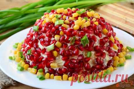 Салат с говядиной и гранатом