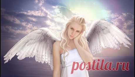 Девушка с крыльями ангела: аниме, арт, фэнтези ⭐ Забавник
