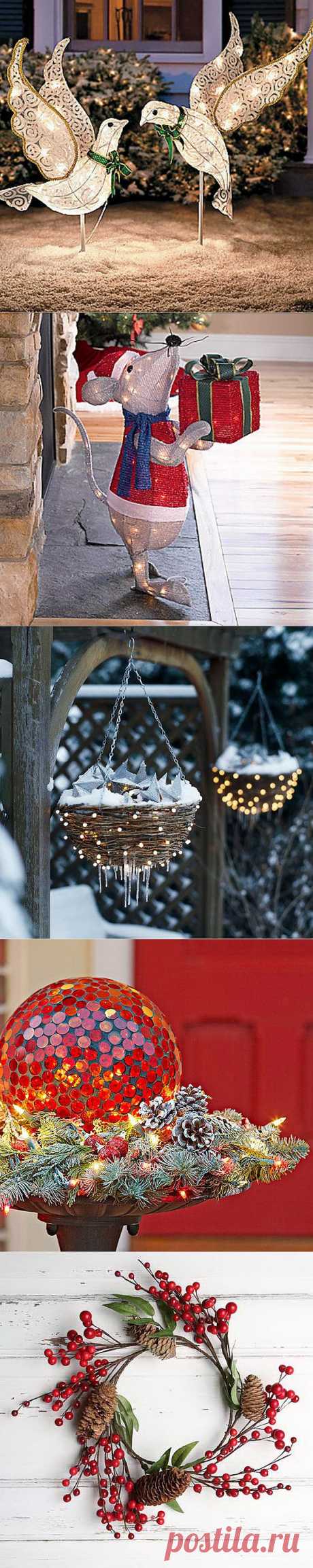 Outdoor Christmas Decorations For A Holiday Spirit | Family Holiday